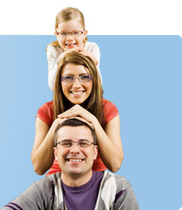 Family Wearing Glasses